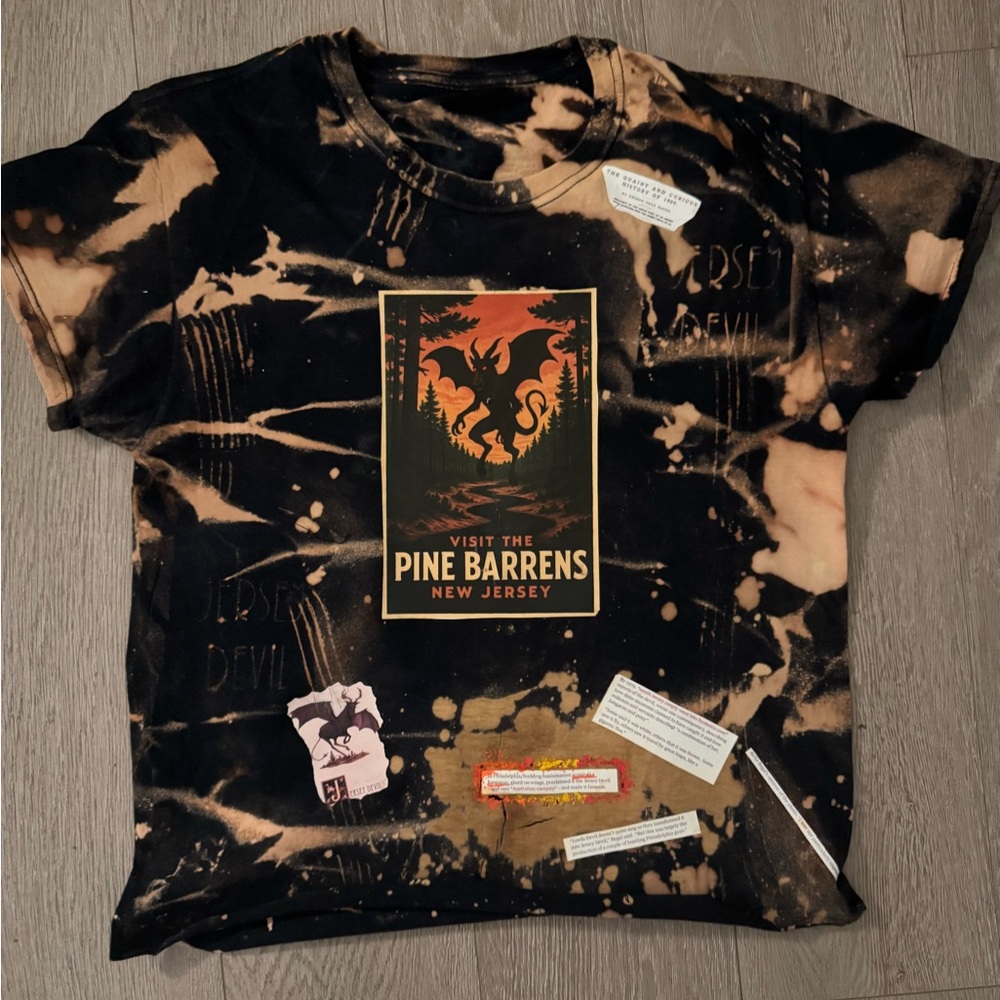 cryptid custom tee Jersey Devil more available